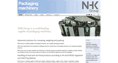 Desktop Screenshot of nhkpackagingmachinery.com